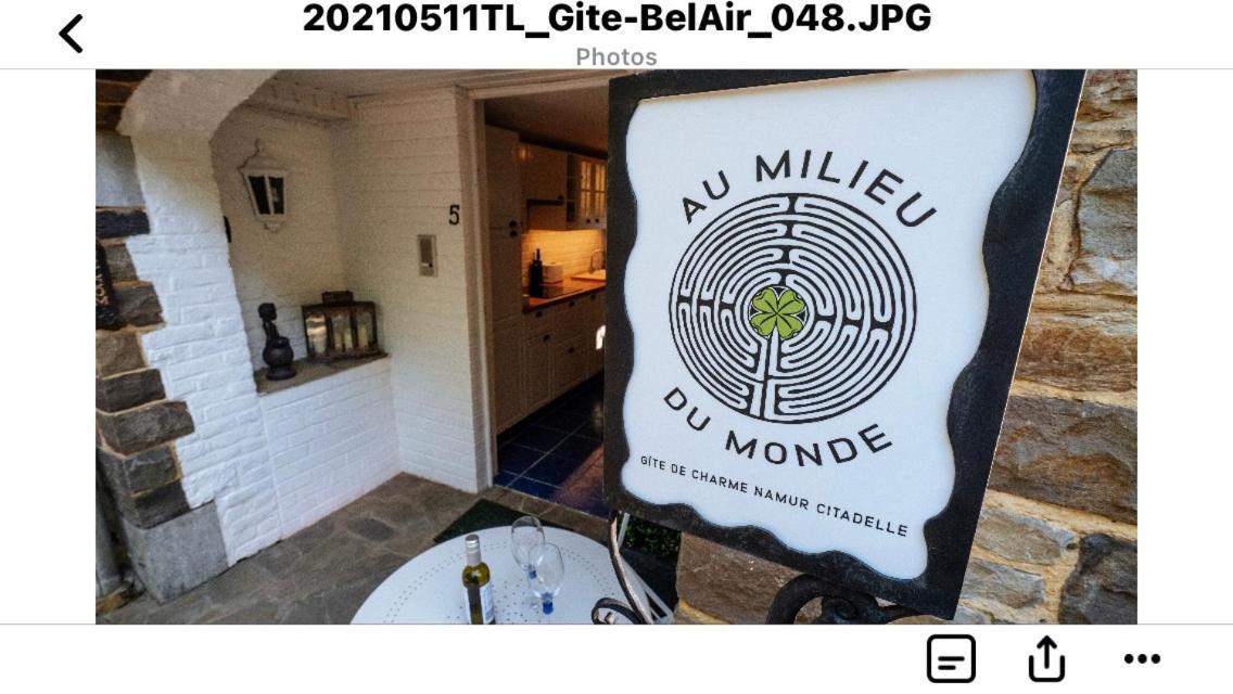 Gite De Charme Au Milieu Du Monde Ναμούρ Εξωτερικό φωτογραφία